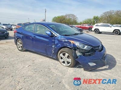 Czwarte zdjęcie samochodu z boku: 2013 HYUNDAI ELANTRA GLS VIN:KMHDH4AE3DU874557 - miniatura