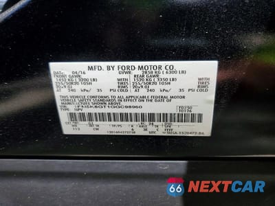 Zdjęcie 13 z 13 samochodu: 2016 FORD EXPLORER SPORT VIN:1FM5K8GT1GGC98960 - miniatura