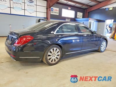 Trzecie zdjęcie samochodu z tyłu: 2015 MERCEDES-BENZ S 550 4MATIC VIN:WDDUG8FB5FA153650 - miniatura