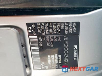 Zdjęcie 10 z 10 samochodu: 2012 MERCEDES-BENZ SPRINTER 2500 VIN:WDZPE7CC4C5612031 - miniatura