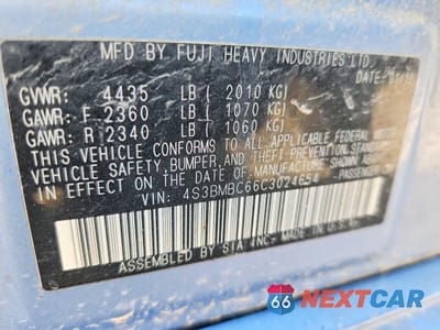 Zdjęcie 12 z 12 samochodu: 2012 SUBARU LEGACY 2.5I PREMIUM VIN:4S3BMBC66C3024654 - miniatura