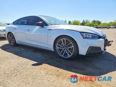 Czwarte zdjęcie samochodu z boku: 2019 AUDI A5 PREMIUM PLUS S-LINE VIN:WAUENCF56KA075260 - miniatura