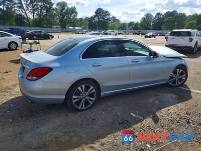 Trzecie zdjęcie samochodu z tyłu: 2018 MERCEDES-BENZ C 300 VIN:WDDWF4JB6JR404858 - miniatura