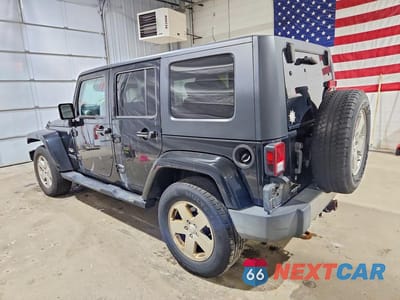 Drugie zdjęcie samochodu z przodu: 2010 JEEP WRANGLER UNLIMITED SAHARA VIN:1J4BA5H17AL116967 - miniatura