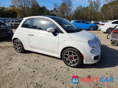 Czwarte zdjęcie samochodu z boku: 2015 FIAT 500 SPORT VIN:3C3CFFBR9FT594520 - miniatura
