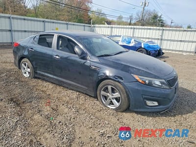 Czwarte zdjęcie samochodu z boku: 2014 KIA OPTIMA LX VIN:5XXGM4A73EG328475 - miniatura