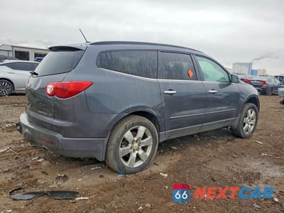 Trzecie zdjęcie samochodu z tyłu: 2010 CHEVROLET TRAVERSE LTZ VIN:1GNLRHED9AS126786 - miniatura
