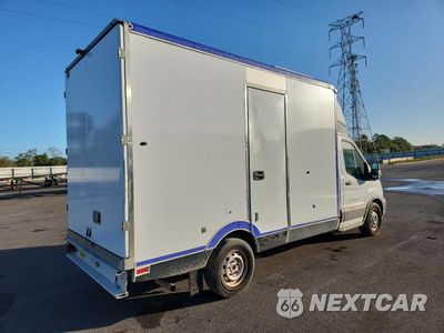 Trzecie zdjęcie samochodu z tyłu: 2021 FORD TRANSIT T-350 HD REFRIGERATED TRUCK VIN:1FDBW5Z8XMKA84413 - miniatura