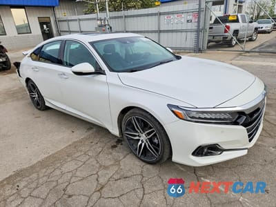 Czwarte zdjęcie samochodu z boku: 2021 HONDA ACCORD TOURING VIN:1HGCV2F96MA019122 - miniatura