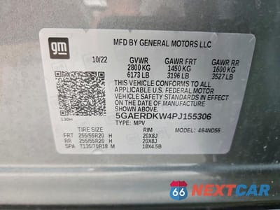 Zdjęcie 14 z 14 samochodu: 2023 BUICK ENCLAVE AVENIR VIN:5GAERDKW4PJ155306 - miniatura