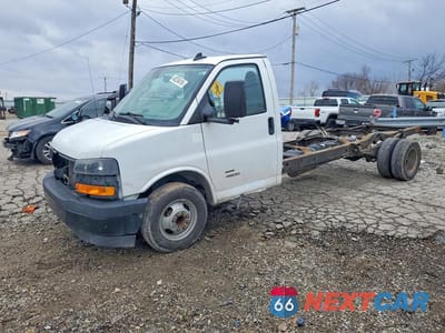 2021 CHEVROLET EXPRESS G4500 VAN 6.6L V8 EXT CARGO 1HA6GVC72MN011596 - główne zdjęcie licytacji z USA - miniatura