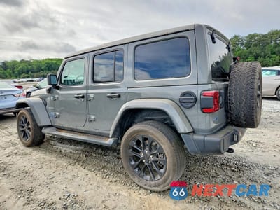 Drugie zdjęcie samochodu z przodu: 2021 JEEP WRANGLER UNLIMITED SAHARA 4XE VIN:1C4JJXP66MW868527 - miniatura