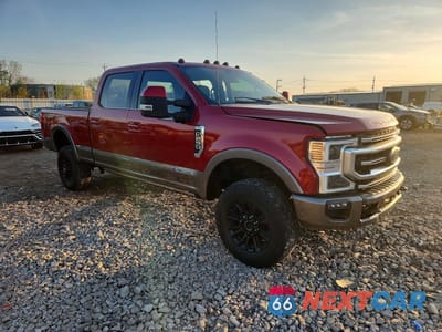 Czwarte zdjęcie samochodu z boku: 2021 FORD F250 SUPER DUTY VIN:1FT8W2BT4MED12772 - miniatura