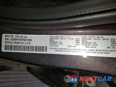 Zdjęcie 12 z 12 samochodu: 2023 RAM 1500 LIMITED VIN:1C6SRFHT5PN671653 - miniatura