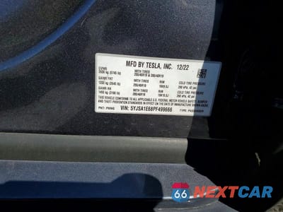 Zdjęcie 12 z 12 samochodu: 2023 TESLA MODEL S VIN:5YJSA1E68PF499666 - miniatura