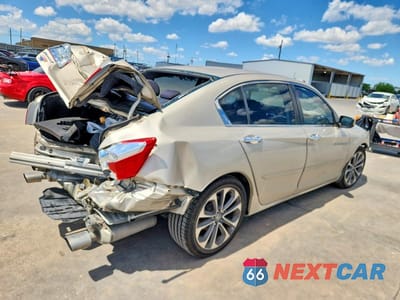 Trzecie zdjęcie samochodu z tyłu: 2014 HONDA ACCORD SPORT VIN:1HGCR2F54EA113759 - miniatura