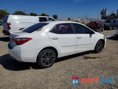 Trzecie zdjęcie samochodu z tyłu: 2015 TOYOTA COROLLA S PLUS VIN:5YFBURHE7FP338415 - miniatura