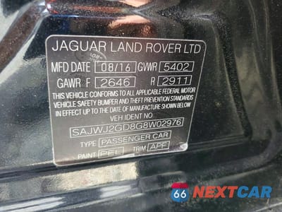 Zdjęcie 12 z 12 samochodu: 2016 JAGUAR XJL PORTFOLIO VIN:SAJWJ2GD8G8W02976 - miniatura