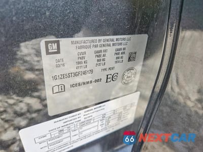 Zdjęcie 13 z 13 samochodu: 2016 CHEVROLET MALIBU LT VIN:1G1ZE5ST3GF246179 - miniatura