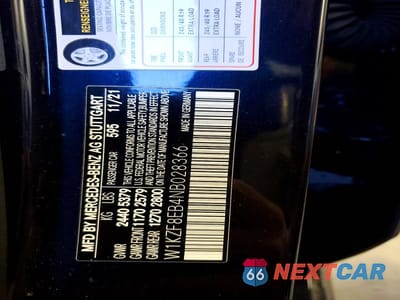 Zdjęcie 12 z 12 samochodu: 2022 MERCEDES-BENZ E 350 4MATIC VIN:W1KZF8EB4NB028366 - miniatura