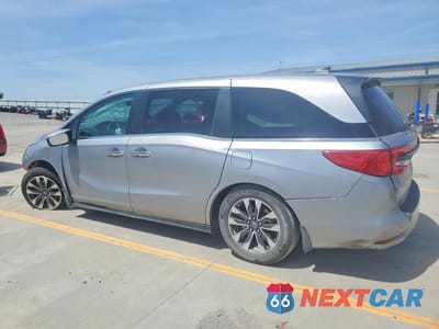 Drugie zdjęcie samochodu z przodu: 2022 HONDA ODYSSEY EXL VIN:5FNRL6H79NB059303 - miniatura