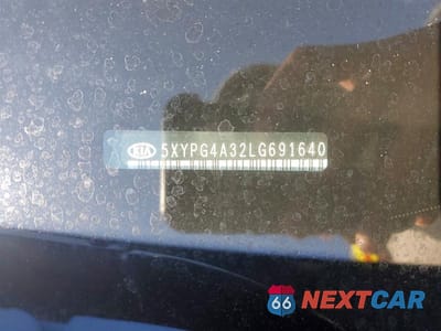 Zdjęcie 13 z 13 samochodu: 2020 KIA SORENTO LX VIN:5XYPG4A32LG691640 - miniatura