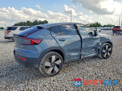 Trzecie zdjęcie samochodu z tyłu: 2023 VOLVO C40 RECHARGE ULTIMATE VIN:YV4ED3GM3P2026821 - miniatura