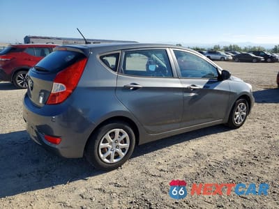 Trzecie zdjęcie samochodu z tyłu: 2013 HYUNDAI ACCENT GS VIN:KMHCT5AE0DU086058 - miniatura