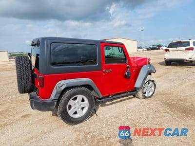 Trzecie zdjęcie samochodu z tyłu: 2017 JEEP WRANGLER SPORT VIN:1C4AJWAGXHL705673 - miniatura