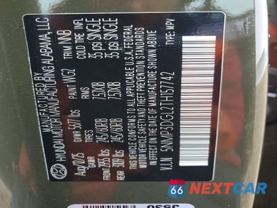 Zdjęcie 13 z 13 samochodu: 2026 HYUNDAI SANTA FE XRT VIN:5NMP3DGL2TH157742 - miniatura