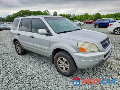 Czwarte zdjęcie samochodu z boku: 2004 HONDA PILOT EXL VIN:2HKYF18764H603181 - miniatura