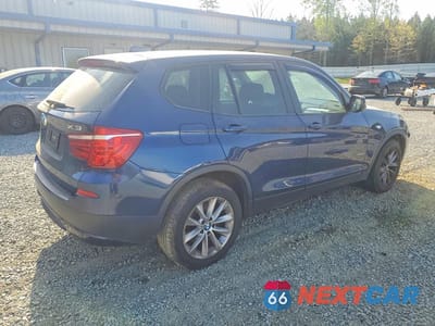 Trzecie zdjęcie samochodu z tyłu: 2013 BMW X3 XDRIVE28I VIN:5UXWX9C55D0A24433 - miniatura
