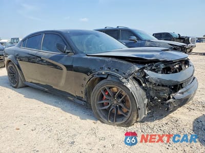 Czwarte zdjęcie samochodu z boku: 2022 DODGE CHARGER SCAT PACK VIN:2C3CDXGJ4NH123929 - miniatura