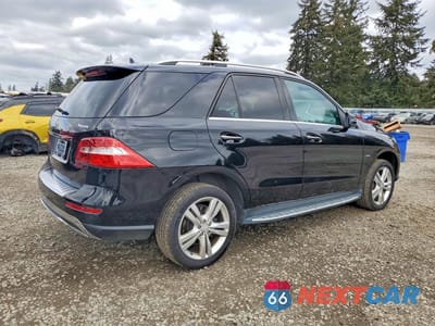 Trzecie zdjęcie samochodu z tyłu: 2012 MERCEDES-BENZ ML 350 4MATIC VIN:4JGDA5HB3CA024031 - miniatura