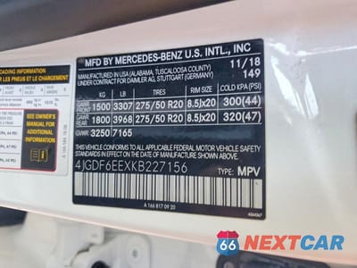 Zdjęcie 13 z 13 samochodu: 2019 MERCEDES-BENZ GLS 450 4MATIC VIN:4JGDF6EEXKB227156 - miniatura