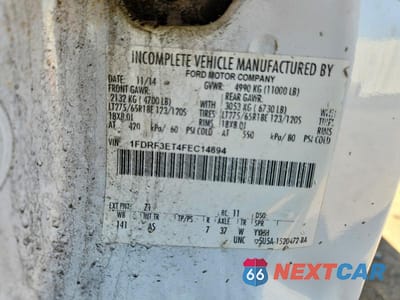 Zdjęcie 12 z 12 samochodu: 2015 FORD F350 SUPER DUTY VIN:1FDRF3ET4FEC14894 - miniatura