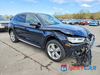 Czwarte zdjęcie samochodu z boku: 2019 AUDI Q5 PRESTIGE VIN:WA1CNAFY1K2053602 - miniatura