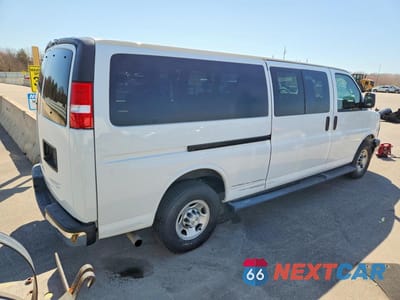 Trzecie zdjęcie samochodu z tyłu: 2023 CHEVROLET EXPRESS G3500 LT VIN:1GAZGPFPXP1259608 - miniatura