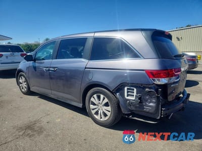 Drugie zdjęcie samochodu z przodu: 2016 HONDA ODYSSEY EXL VIN:5FNRL5H68GB018617 - miniatura