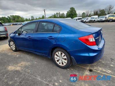 Drugie zdjęcie samochodu z przodu: 2012 HONDA CIVIC LX VIN:2HGFB2F56CH562120 - miniatura