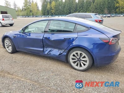 Drugie zdjęcie samochodu z przodu: 2022 TESLA MODEL 3 VIN:5YJ3E1EA7NF371610 - miniatura