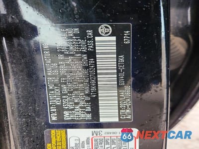 Zdjęcie 12 z 12 samochodu: 2007 TOYOTA CAMRY XLE V6 VIN:4T1BK46K27U524784 - miniatura