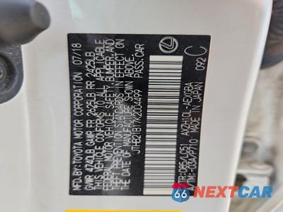 Zdjęcie 12 z 12 samochodu: 2019 LEXUS ES 300H VIN:JTHB21B17K2004499 - miniatura