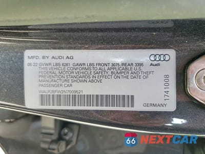 Zdjęcie 12 z 12 samochodu: 2022 AUDI E-TRON GT PREMIUM PLUS VIN:WAUFJBFW2N7009521 - miniatura