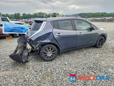 Trzecie zdjęcie samochodu z tyłu: 2013 NISSAN LEAF S VIN:1N4AZ0CP8DC404337 - miniatura