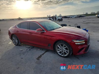 Czwarte zdjęcie samochodu z boku: 2022 GENESIS G70 2.0T VIN:KMTG34TAXNU099395 - miniatura