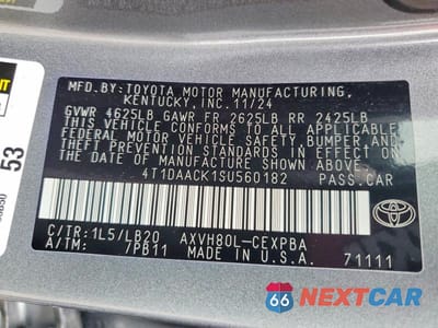 Zdjęcie 12 z 12 samochodu: 2025 TOYOTA CAMRY XSE VIN:4T1DAACK1SU560182 - miniatura