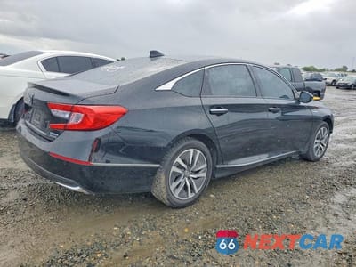 Trzecie zdjęcie samochodu z tyłu: 2018 HONDA ACCORD TOURING HYBRID VIN:1HGCV3F99JA009377 - miniatura