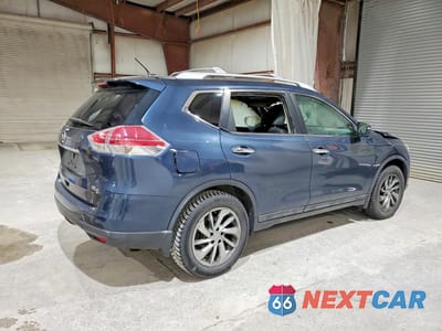 Trzecie zdjęcie samochodu z tyłu: 2015 NISSAN ROGUE SL VIN:5N1AT2MT0FC801350 - miniatura