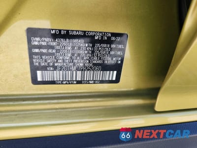 Zdjęcie 14 z 14 samochodu: 2023 SUBARU CROSSTREK LIMITED VIN:JF2GTHMC7PH252060 - miniatura
